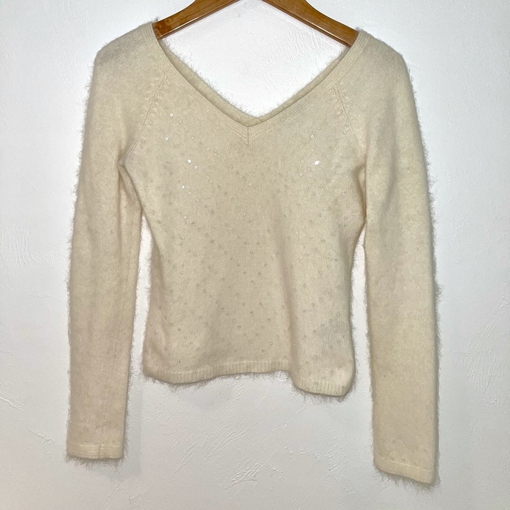 COZY cream Limited sweater, 45% Angora Rabbit Fur